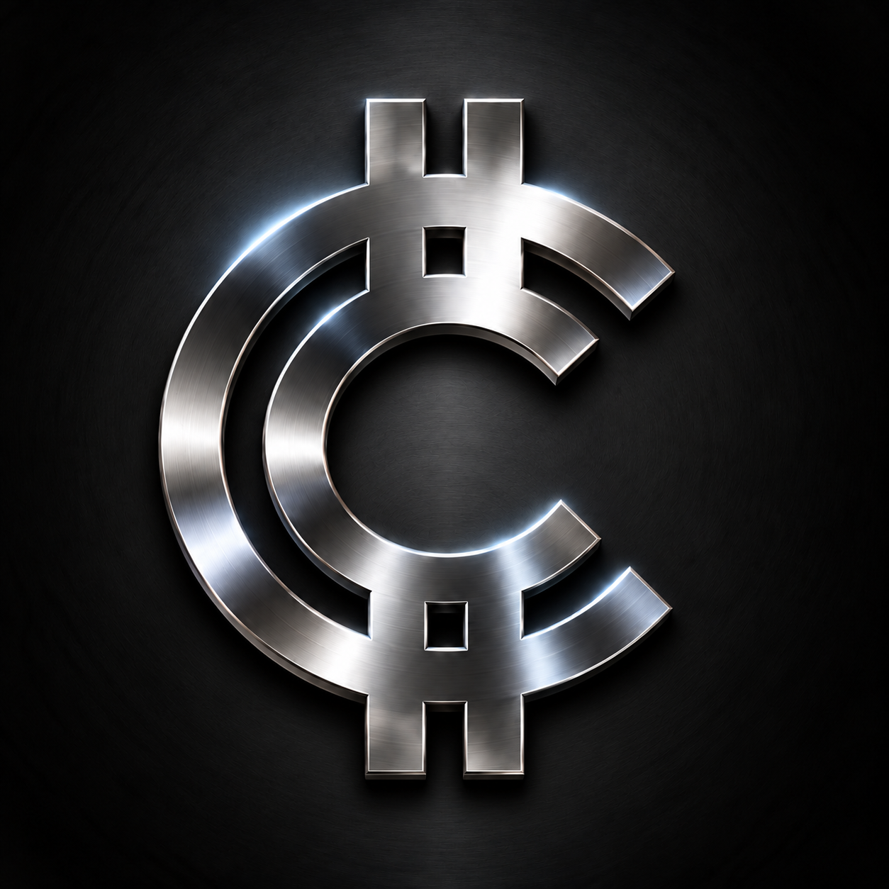 Símbolo cromado da Contabilidade Capital